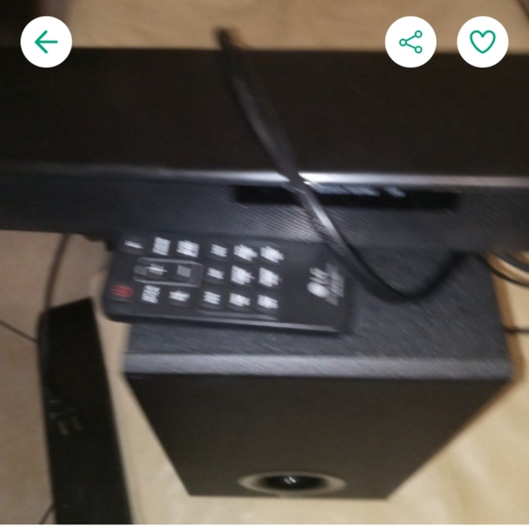 LG Soundbar Subwoofer with remote - Picture 5 of 6